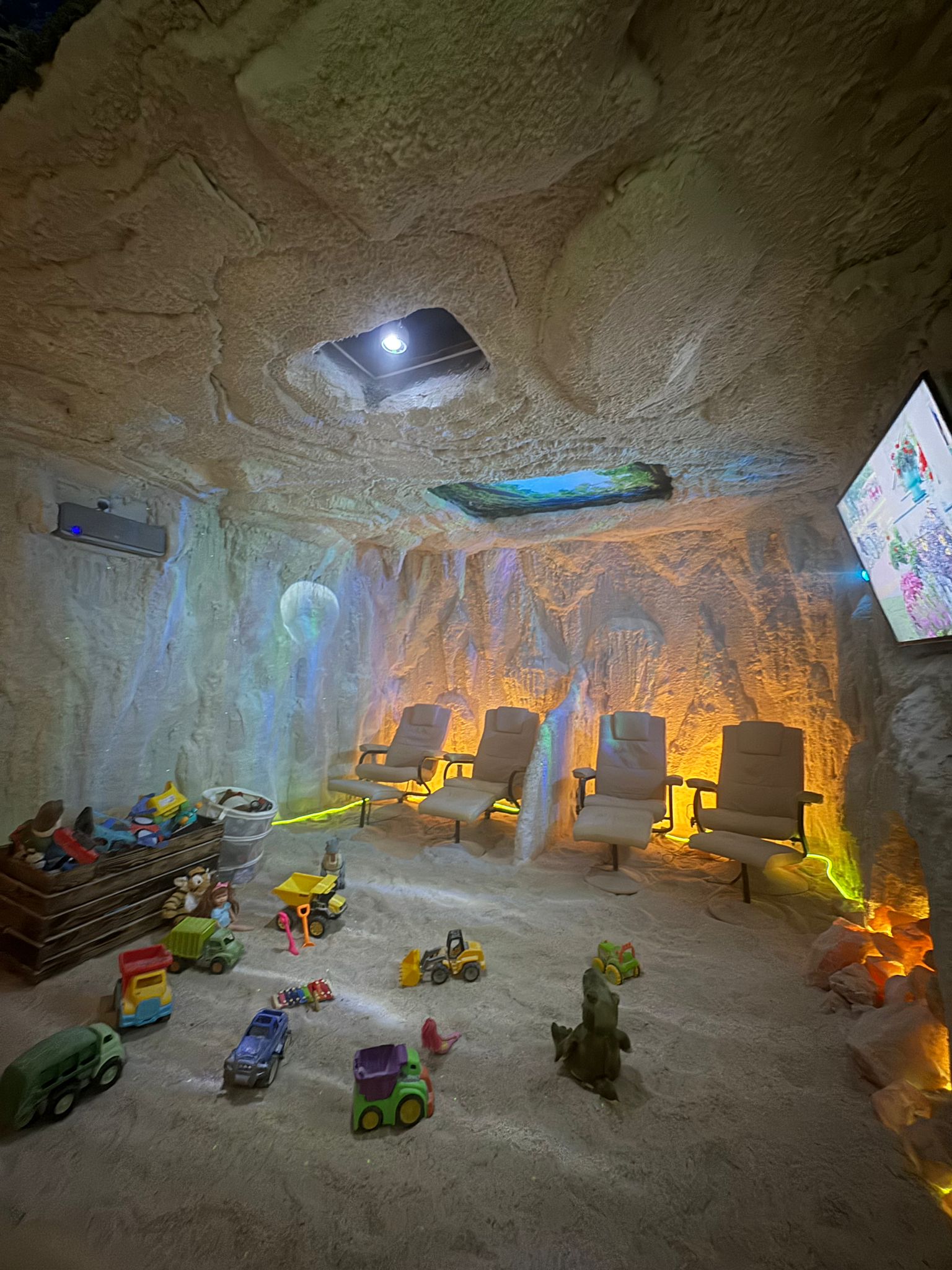 Family Salt Room at Crystal Salt Cave in Borehamwood